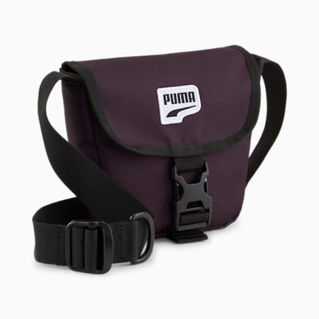 DOWNTOWN Mini Messenger, Midnight Plum, small-THA