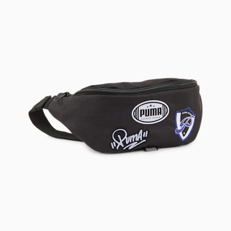 PUMA Patch Waist Bag, PUMA Black, small