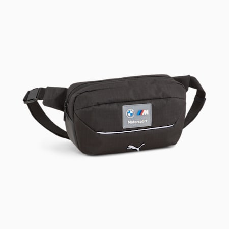 BMW M Motorsport Waist Bag, PUMA Black, small-THA