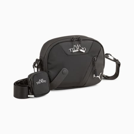 PUMA x MÁS TIEMPO Cross Body Bag, PUMA Black, small