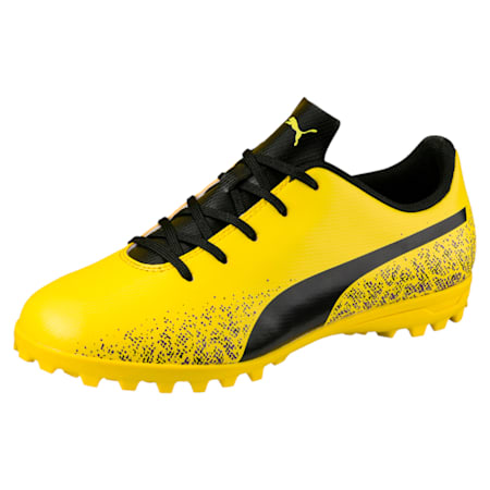 Truora TT Kids' Football Boots, Blazing Yellow-Black, small-IND