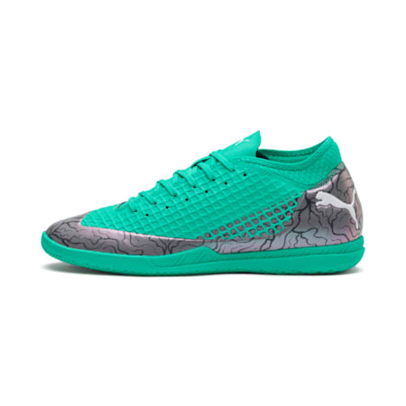 FUTURE 2.4 IT  Indoor Court Shoes, Col Shift-Green-White-Black, small-IND