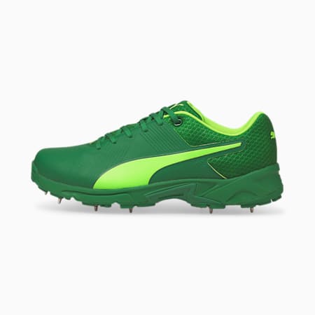 PUMA Spike 19.2 Men's Cricket Boots, Amazon Green-Green Glare, small-IND