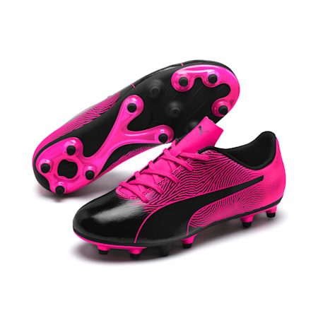 puma pink and blue cleats
