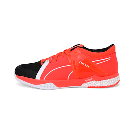 Explode XT Hybrid 2 Handball Shoes, Puma Black-Puma White-Nrgy Red, small-IND