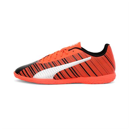 puma flat 2 v2 boots black red