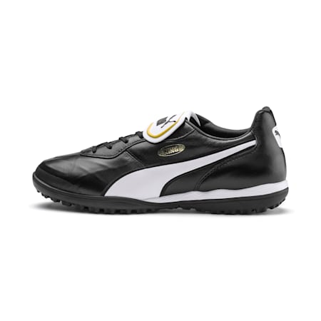 KING Top TT Football Boots, Puma Black-Puma White, small-SEA