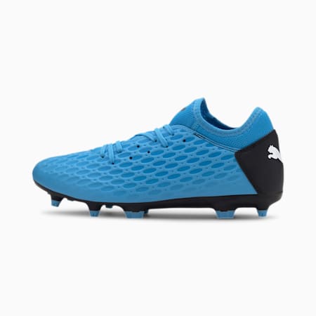 FUTURE 5.4 FG/AG Men's Football Boots, Luminous Blue-Nrgy Blue-Puma Black-Pink Alert, small-SEA