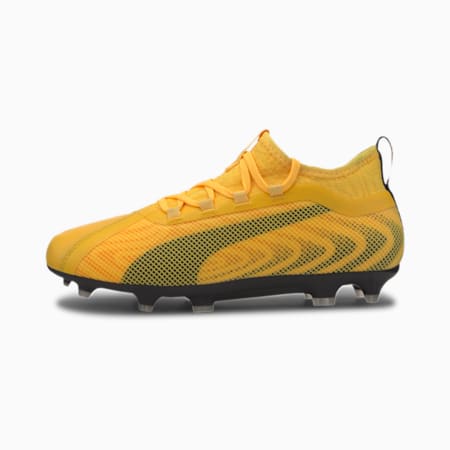 yellow puma soccer cleats