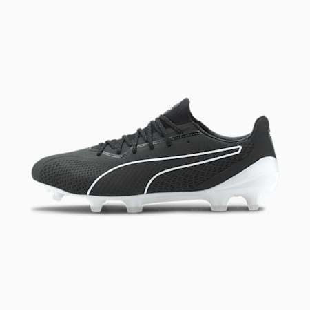 KING Platinum Lazertouch FG/AG Men's Football Boots, Puma Black-Puma White, small-SEA