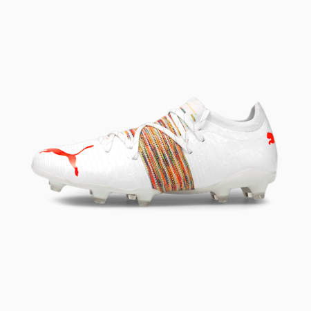 FUTURE Z 2.1 FG/AG Men's Football Boots, Puma White-Red Blast, small-IND