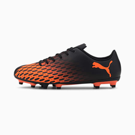 Spirit III FG Men's Football Boots, Puma Black-Shocking Orange, small-IND