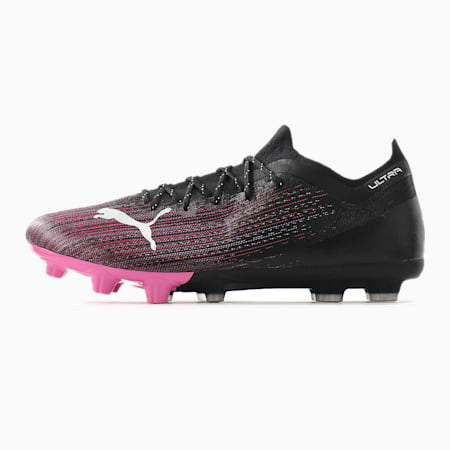 Puma公式 ウルトラ 1 1 Hg サッカー スパイク 硬い土 人工芝用 メンズ Puma Black Luminous Pink プーマ セール プーマ