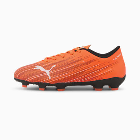orange puma soccer cleats