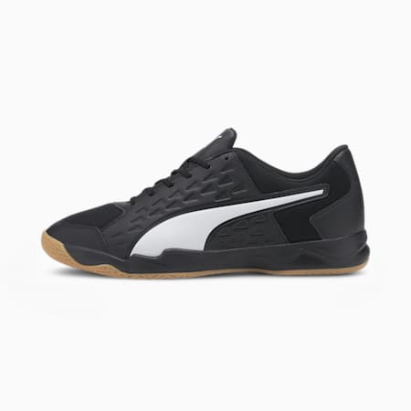 Auriz Men's Indoor Sports Shoes, Puma Black-Puma White-Gum, small-SEA