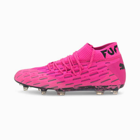 kids pink football boots