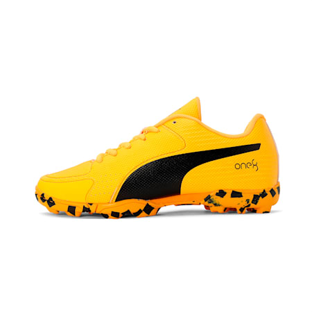 evoSpeed one8 JR Shoes | Orange Alert-Puma Black | PUMA Shoes | PUMA