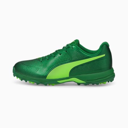 PUMA 20 Men's Rubber Cricket Shoes, Amazon Green-Green Glare, small-IND
