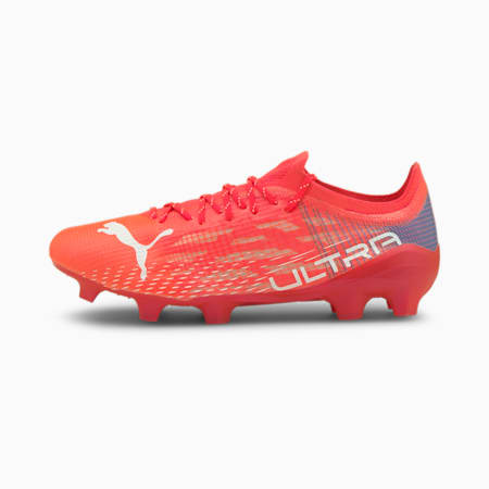 ULTRA 1.3 FG/AG Football Boots, Sunblaze-Puma White-Bluemazing, small-AUS