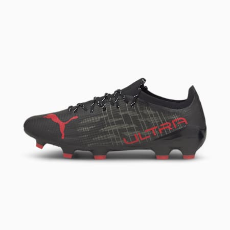 ULTRA 1.3 FG/AG Football Boots, Puma Black-Sunblaze-Asphalt, small-AUS