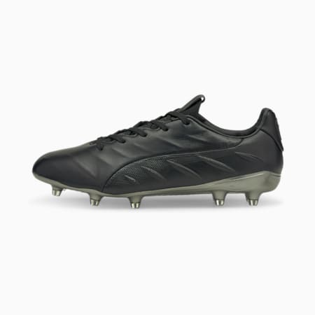 KING Platinum 21 FG/AG Men's Football Boots, Puma Black-Puma Black, small