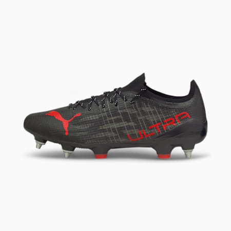 ULTRA 1.3 MxSG Football Boots, Puma Black-Sunblaze-Asphalt, small