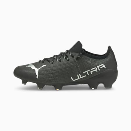 ULTRA 2.3 FG/AG Men's Football Boots, Puma Black-Puma Silver-Asphalt, small-GBR