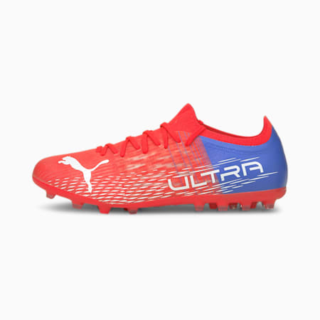 ULTRA 3.3 MG Men’s Football Boots, Sunblaze-Puma White-Bluemazing, small