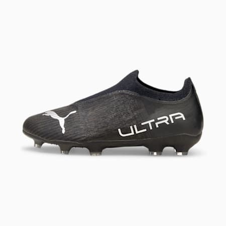 ULTRA 3.3. FG/AG Youth Football Boots, Puma Black-Puma Silver-Asphalt, small