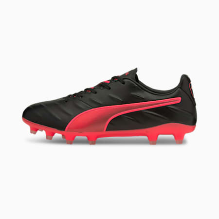 King Pro 21 FG Football Boots, Puma Black-Sunblaze, small-GBR