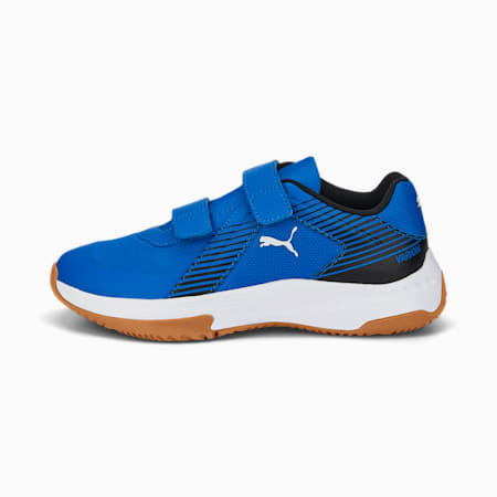 Chaussures de sport en salle Varion V Enfant et Adolescent, Puma Royal-Puma White-Gum, small