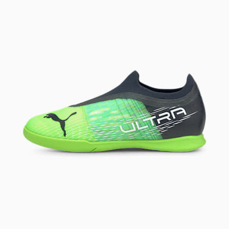 ULTRA 3.3. IT Youth Football Boots, Green Glare-Elektro Aqua-Spellbound, small