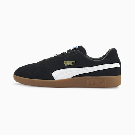 PUMA Unisex Handball Shoes, Puma Black-Puma White-Gum, small-AUS