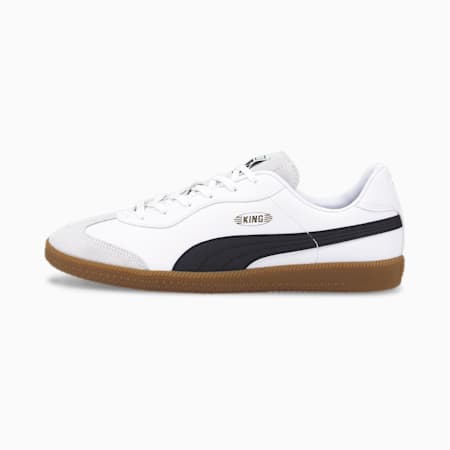 KING 21 IT Football Boots, Puma White-Puma Black-Gum, small-SEA