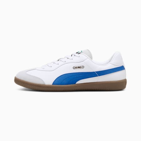 รองเท้าฟุตบอล KING 21 IT, PUMA White-Bluemazing, small-THA