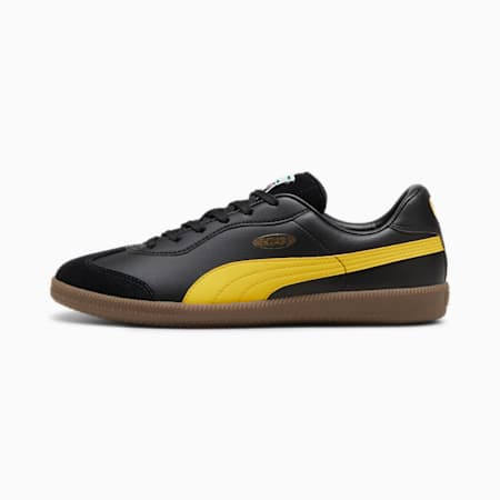 KING 21 IT Football Boots, PUMA Black-Pelé Yellow, small