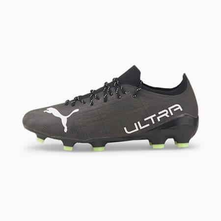 Scarpe da calcio ULTRA 2.4 FG/AG da uomo, Puma Black-Puma White-Fizzy Light, small