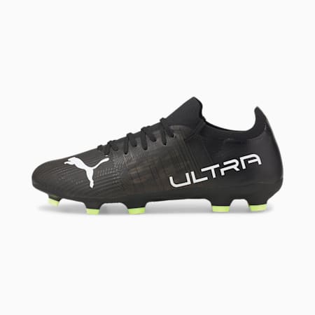 ULTRA 3.4 FG/AG Men's Football Boots, Puma Black-Puma White-Fizzy Light, small-AUS