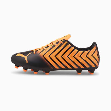 TACTO II FG/AG Men's Football Boots, Puma Black-Neon Citrus, small-PHL