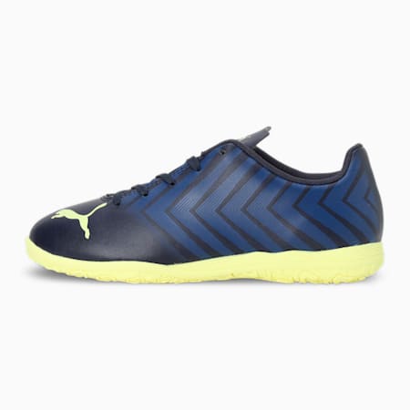 TACTO TT Youth Indoor Trainers, Parisian Night-Fresh Yellow-Blazing Blue, small-IND