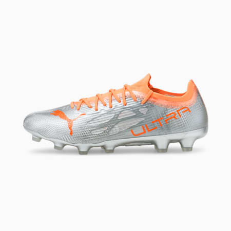 ULTRA 1.4 HG Men's Football Boots, Diamond Silver-Neon Citrus, small