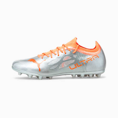 Chaussures de Foot ULTRA 1.4 MG Homme, Diamond Silver-Neon Citrus, small