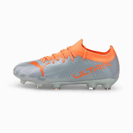 ULTRA 2.4 FG/AG Youth Football Boots, Diamond Silver-Neon Citrus, small-GBR