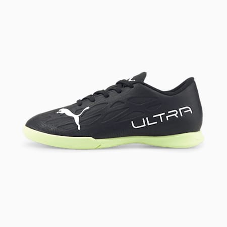 Scarpe da calcio ULTRA 4.4 IT da ragazzo, Puma Black-Puma White-Fizzy Light, small