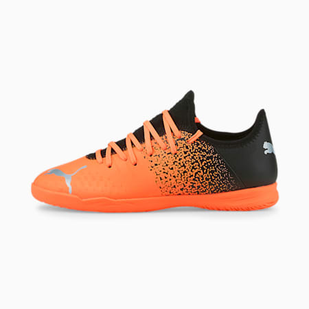 FUTURE 4.3 IT Youth Football Boots, Neon Citrus-Diamond Silver-Puma Black, small-SEA