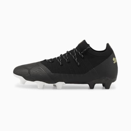 FUTURE 1.3 Lazertouch FG/AG Men's Football Boots, Puma Black-Metallic Gold-Puma White, small