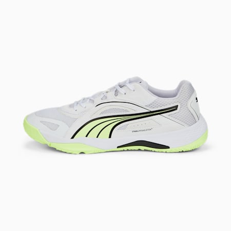 Chaussures de sport en salle Solarstrike II, Puma White-Fizzy Light-PUMA Black, small