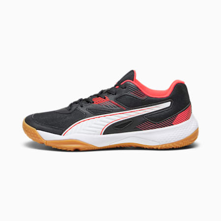 Chaussures de sport en salle Solarflash II, PUMA Black-Fire Orchid-PUMA White-Gum, small