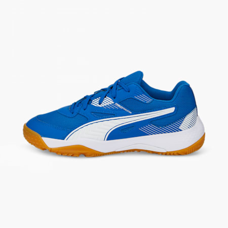 Młodzieżowe buty do sportów halowych Solarflash II, Puma Royal-Puma White-Gum, small