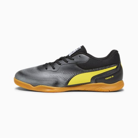 TRUCO III Football Boots, PUMA Black-Yellow Blaze-PUMA White, small-SEA